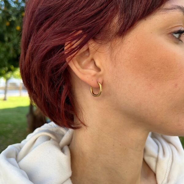 Mini hoops gold