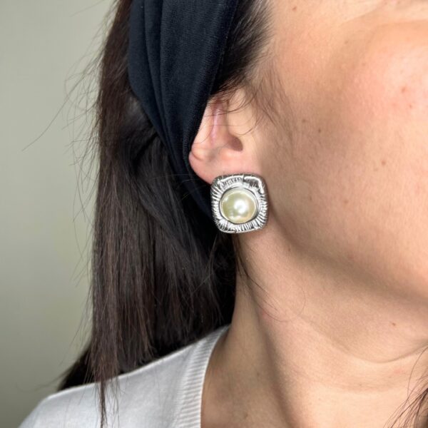 Vintage earrings silver
