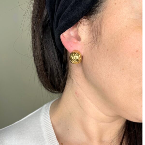 Office earrings gold